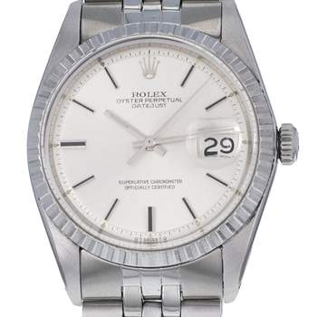 Montre d'occasion ROLEX DateJust homme mouvement automatique certifié (cosc) bracelet acier