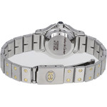 Montre d'occasion CARTIER Santos Octogonale femme automatique bracelet or jaune 750/000 et acier - vue 3