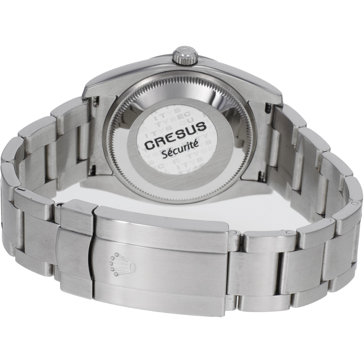 Montre d'occasion ROLEX Air King mixte mouvement automatique certifié (cosc) bracelet acier - vue 3