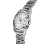 Montre d'occasion ROLEX Air King mixte mouvement automatique certifié (cosc) bracelet acier - vue D2