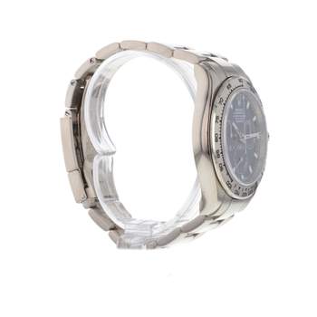 Montre d'occasion ROLEX Cosmograph Daytona homme mouvement automatique certifié (cosc) bracelet or blanc 750/000