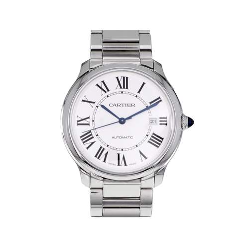 Montre d'occasion CARTIER Ronde Croisière homme automatique bracelet acier