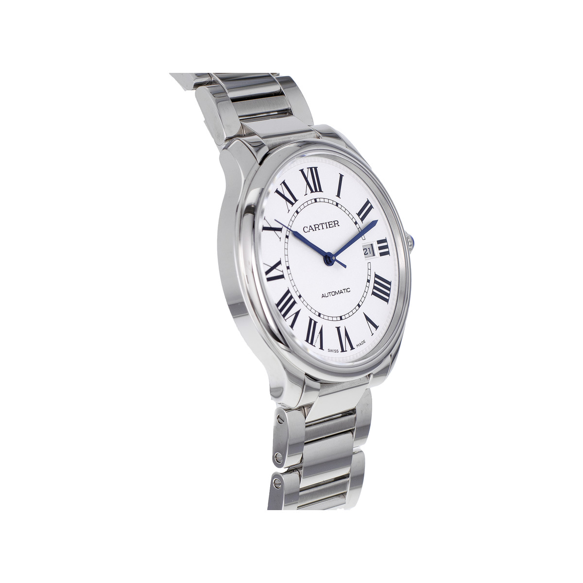 Montre d'occasion CARTIER Ronde Croisière homme automatique bracelet acier - vue 2