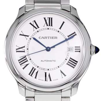 Montre d'occasion CARTIER Ronde Croisière homme automatique bracelet acier