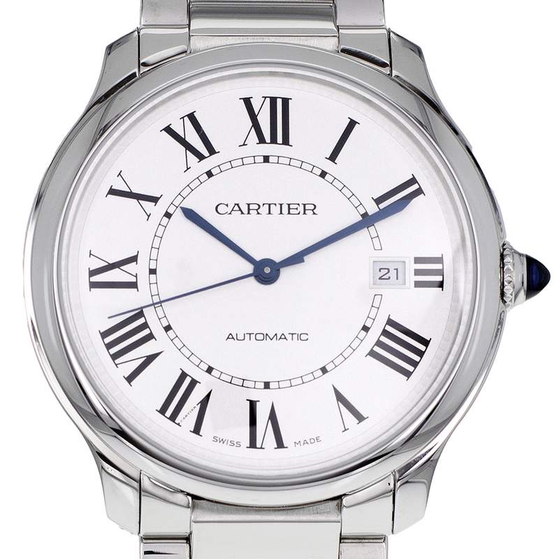 Montre d'occasion CARTIER Ronde Croisière homme automatique bracelet acier - vue D1