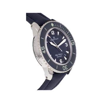 Montre d'occasion BLANCPAIN Fifty Fathoms homme mouvement automatique certifié (cosc) bracelet textile