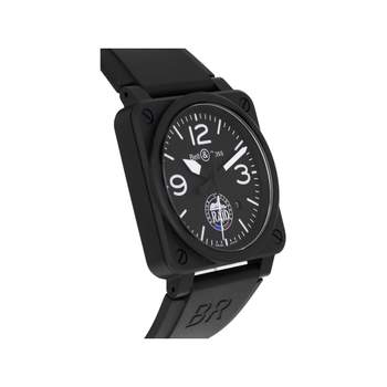 Montre d'occasion BELL & ROSS BR03-92 RAID Limited Edition homme automatique bracelet caoutchouc