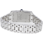 Montre d'occasion CARTIER Tank Américaine femme quartz bracelet or blanc 750/000 - vue 3
