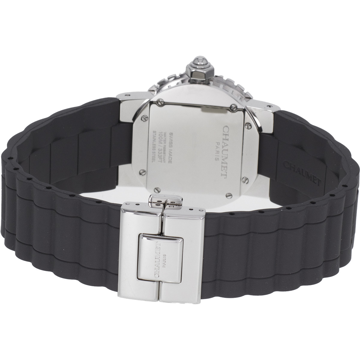 Montre d'occasion CHAUMET Class One femme quartz bracelet caoutchouc - vue 3