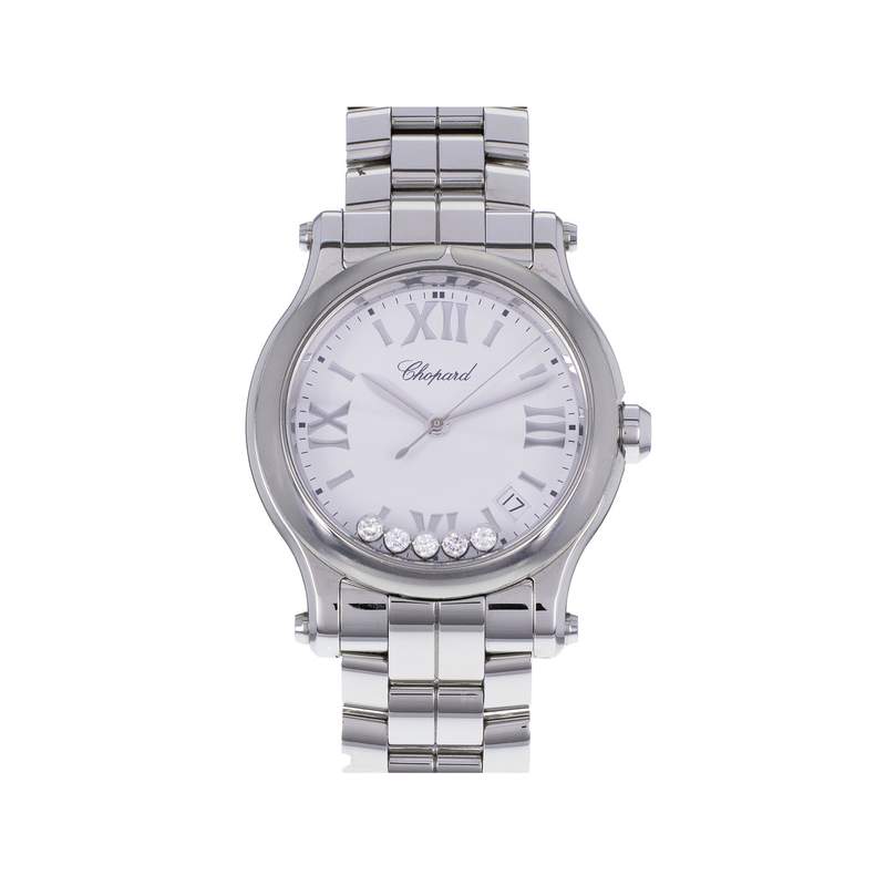 Montre d'occasion CHOPARD Happy Sport femme quartz bracelet acier - vue 1