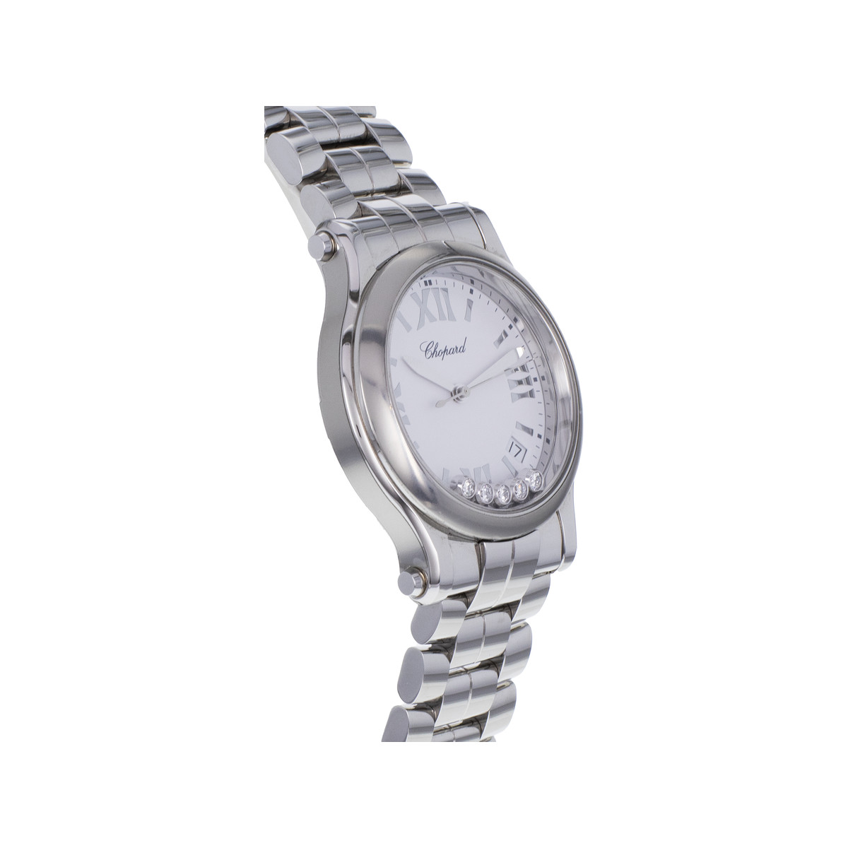 Montre d'occasion CHOPARD Happy Sport femme quartz bracelet acier - vue 2
