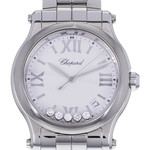 Montre d'occasion CHOPARD Happy Sport femme quartz bracelet acier - vue D1