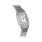 Montre d'occasion CARTIER Santos mixte automatique bracelet acier - vue 2