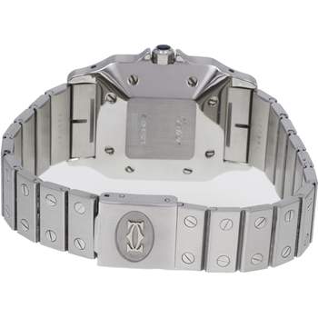 Montre d'occasion CARTIER Santos mixte automatique bracelet acier