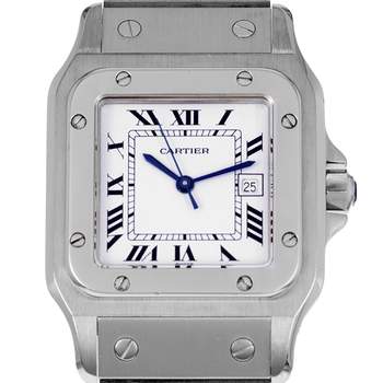 Montre d'occasion CARTIER Santos mixte automatique bracelet acier