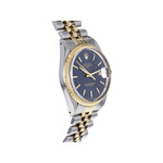 Montre d'occasion ROLEX Oyster Perpetual Date homme mouvement automatique certifié (cosc) bracelet or jaune 750/000 et acier - vue 2