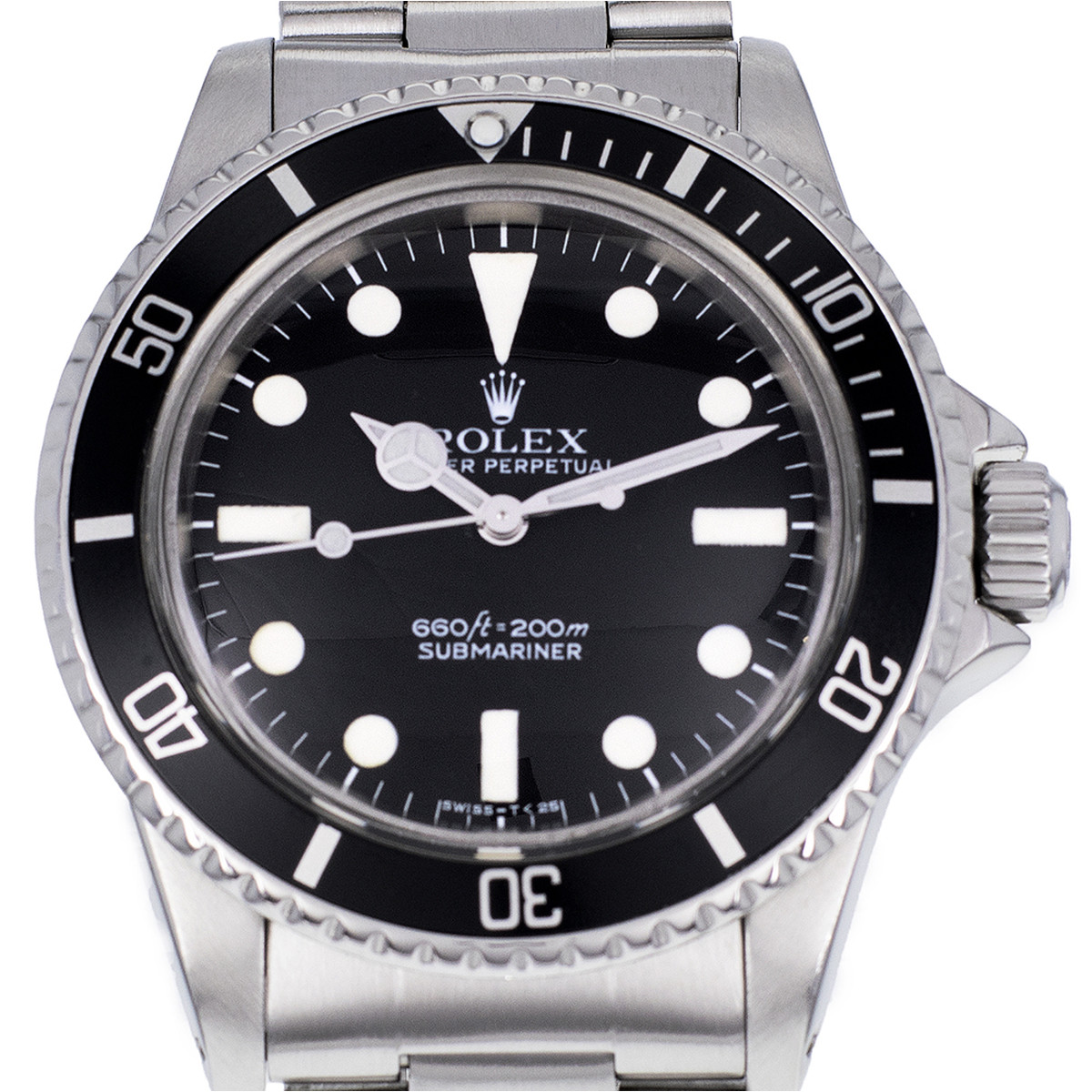 Montre d'occasion ROLEX Submariner Vintage homme automatique bracelet acier - vue D1