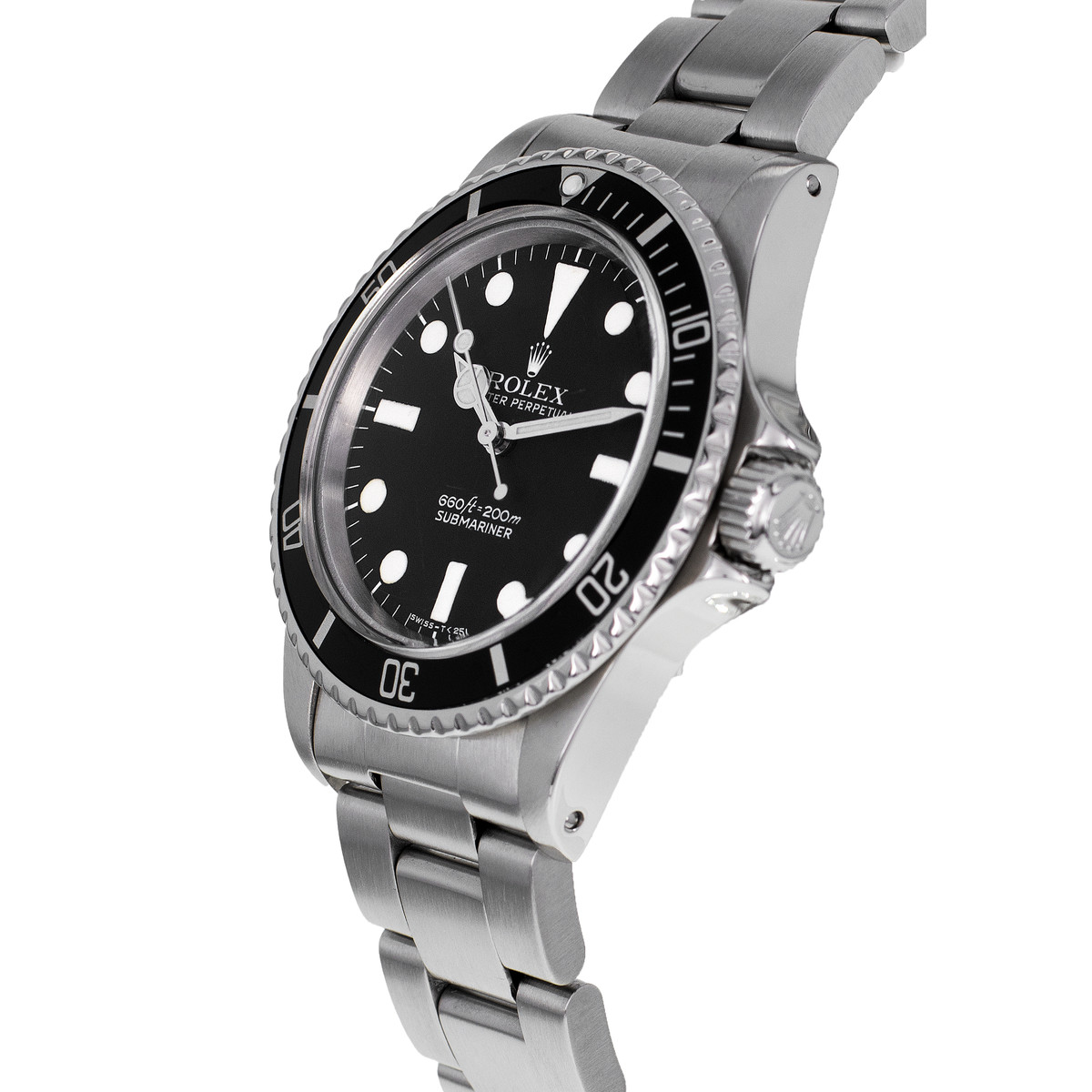 Montre d'occasion ROLEX Submariner Vintage homme automatique bracelet acier - vue D2