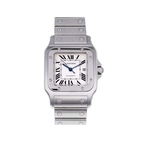 Montre d'occasion CARTIER Santos mixte automatique bracelet acier