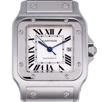Montre d'occasion CARTIER Santos mixte automatique bracelet acier