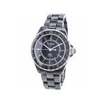 Montre d'occasion CHANEL J12 Noire GMT homme automatique bracelet céramique - vue 4