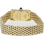 Montre d'occasion CARTIER Tank femme quartz bracelet or jaune 750/000 - vue 3