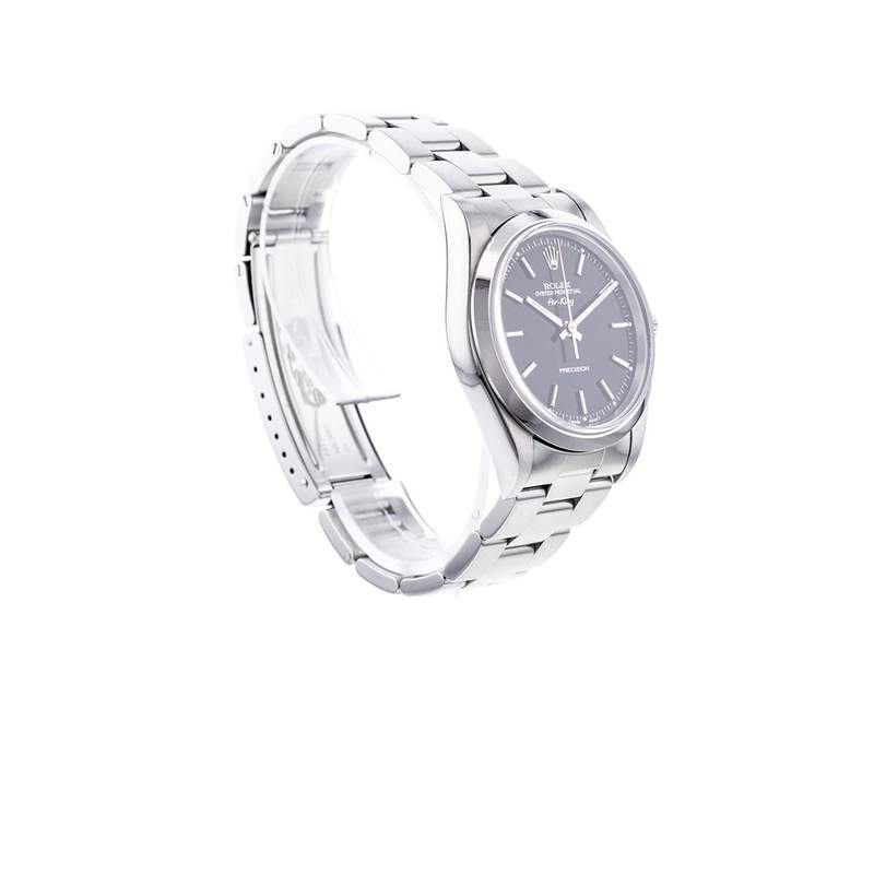 Montre d'occasion ROLEX Air King Precision homme automatique bracelet acier - vue 2