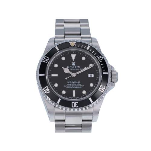 Montre d'occasion ROLEX Sea-Dweller homme mouvement automatique certifié (cosc) bracelet acier