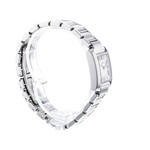 Montre d'occasion CARTIER Tank Française femme quartz bracelet acier - vue 2