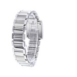 Montre d'occasion CARTIER Tank Française femme quartz bracelet acier - vue D4