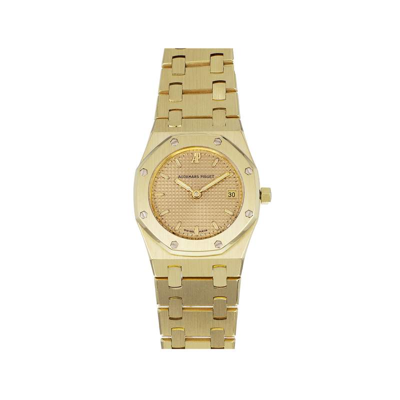 Montre d'occasion AUDEMARS PIGUET Royal Oak Lady femme quartz bracelet or jaune 750/000 - vue 1