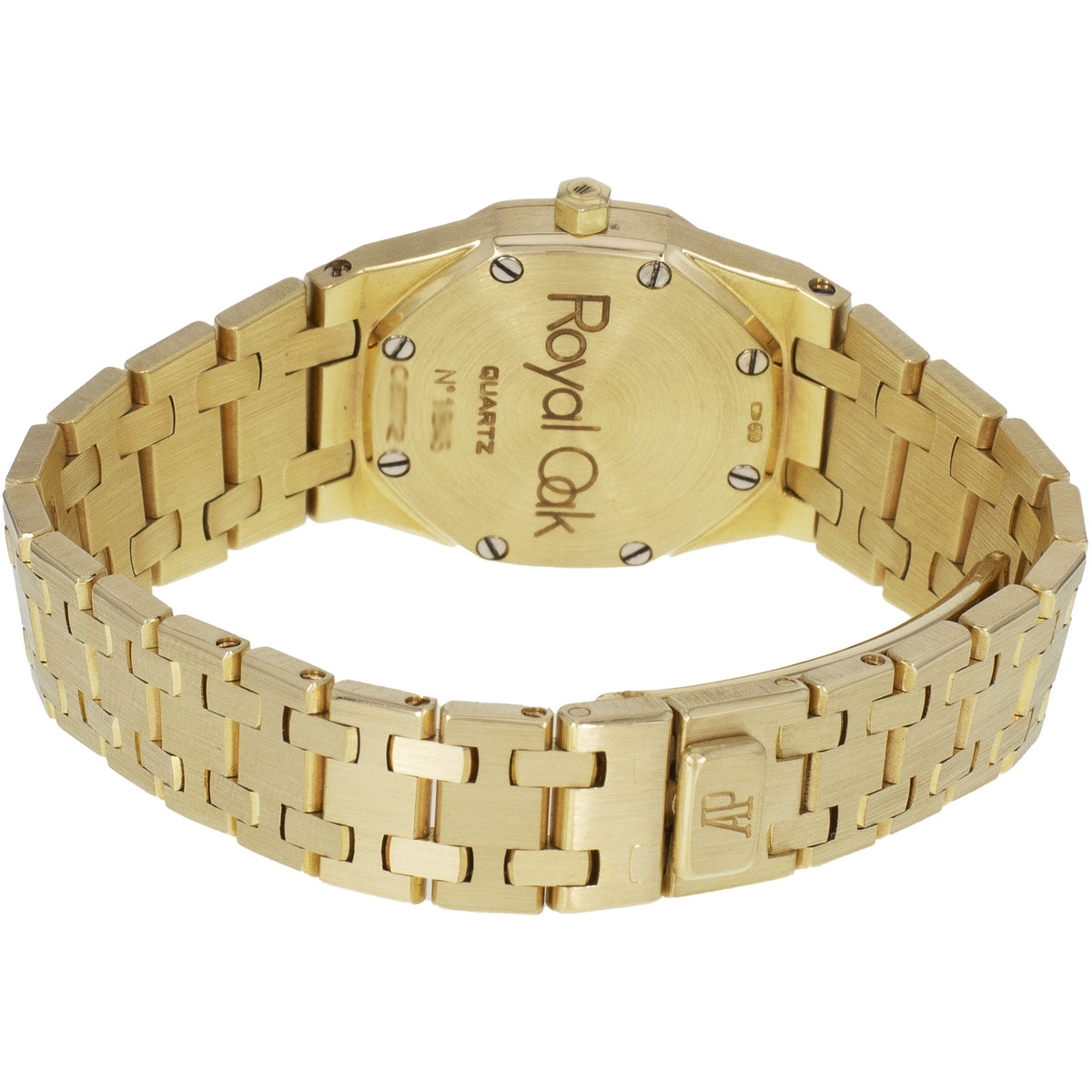 Montre d'occasion AUDEMARS PIGUET Royal Oak Lady femme quartz bracelet or jaune 750/000 - vue 3