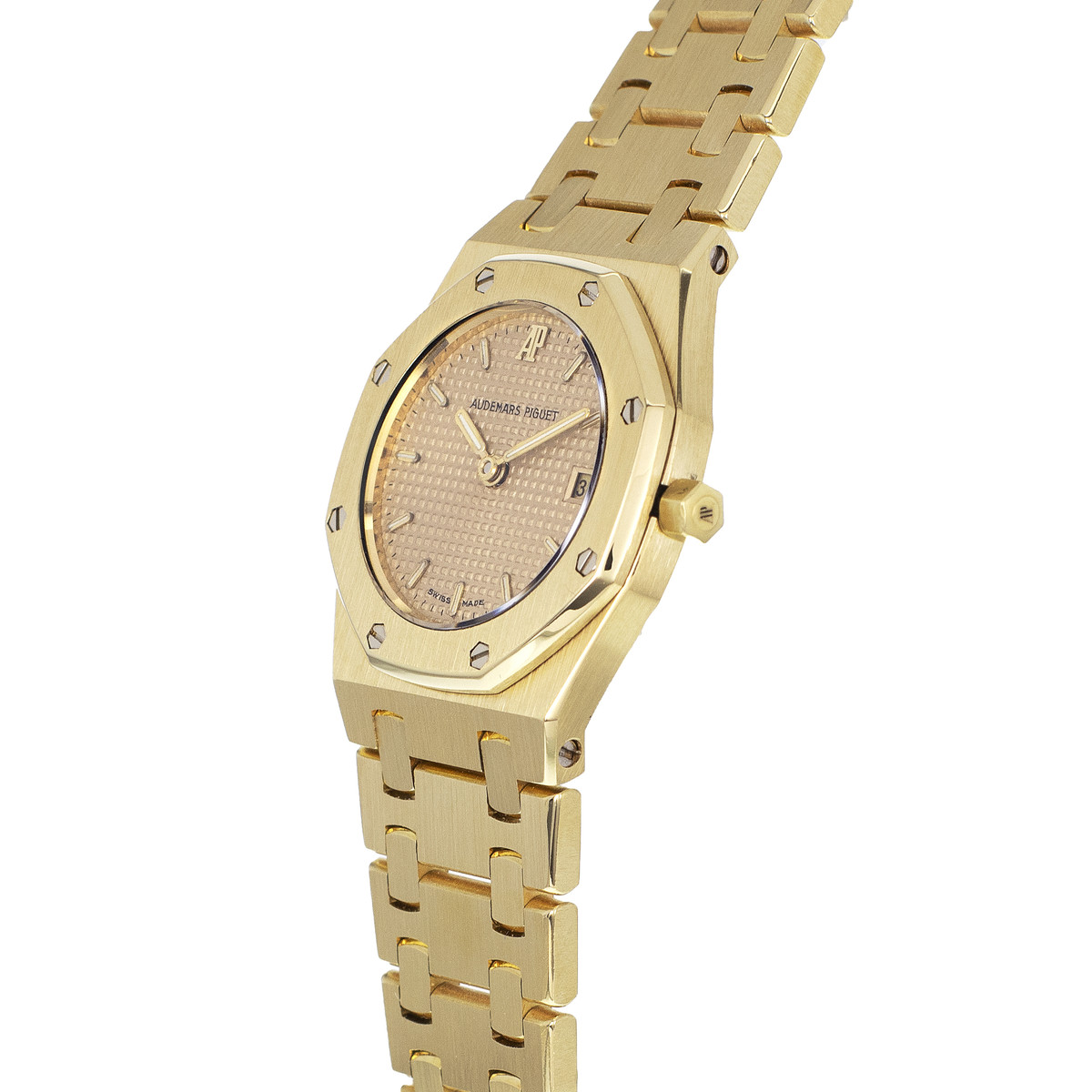 Montre d'occasion AUDEMARS PIGUET Royal Oak Lady femme quartz bracelet or jaune 750/000 - vue D2