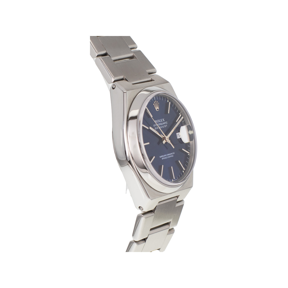 Montre d'occasion ROLEX DateJust Oysterquartz homme quartz bracelet acier - vue 2