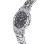 Montre d'occasion HERMES Clipper femme quartz bracelet acier - vue D2