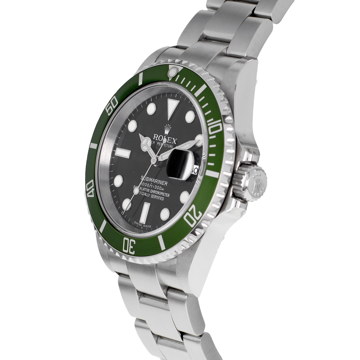 Montre d'occasion ROLEX Submariner Date 50ème anniversaire homme mouvement automatique certifié (cosc) bracelet acier - vue D2