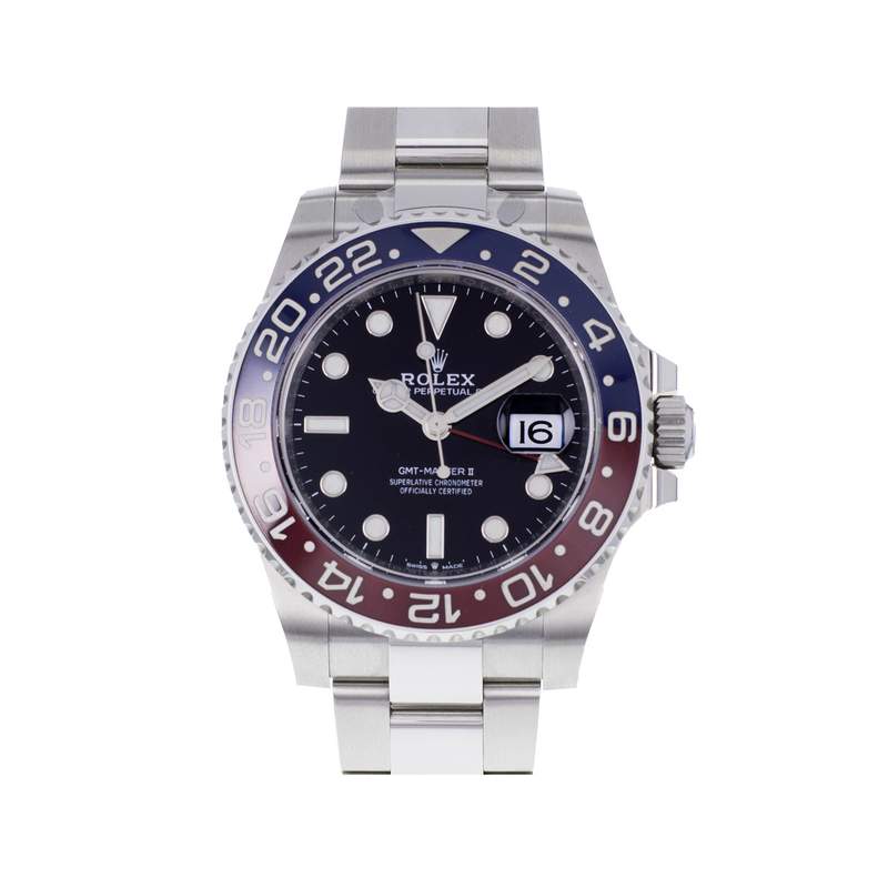 Montre d'occasion ROLEX GMT-Master II Céramique Pepsi homme mouvement automatique certifié (cosc) bracelet acier - vue 1