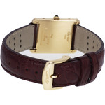 Montre d'occasion CARTIER Tank Louis Cartier mixte quartz bracelet cuir cresus - vue 3