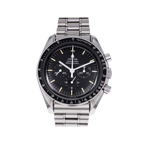 Montre d'occasion OMEGA Speedmaster Moonwatch Vintage homme mécanique bracelet acier