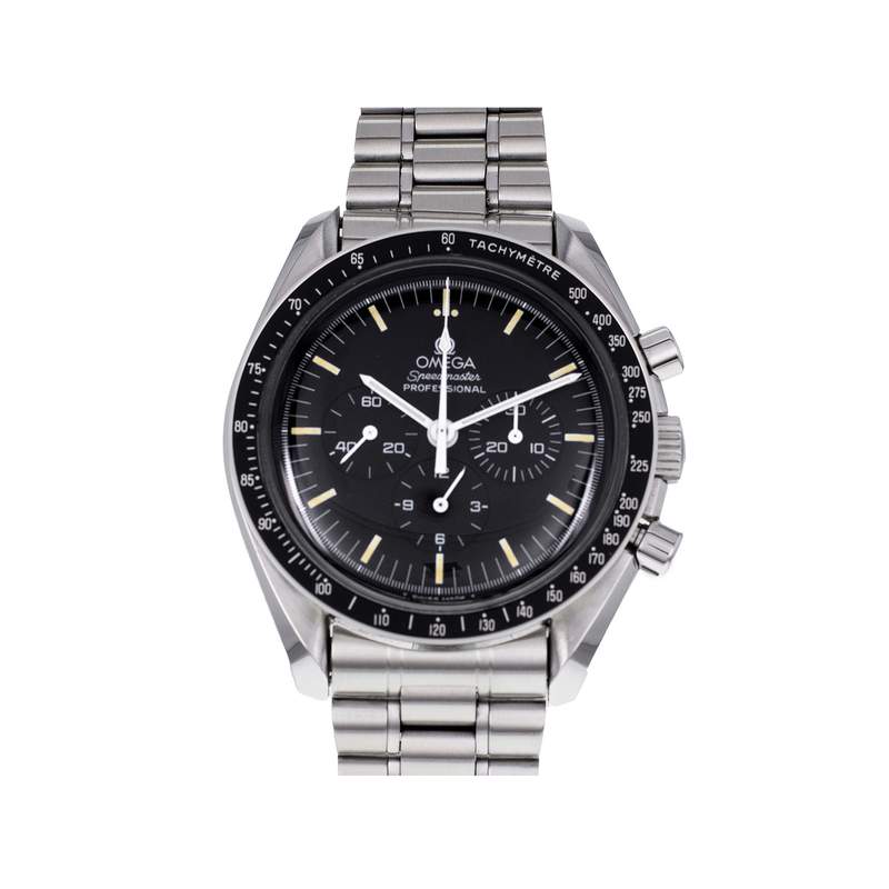Montre d'occasion OMEGA Speedmaster Moonwatch Vintage homme mécanique bracelet acier - vue 1