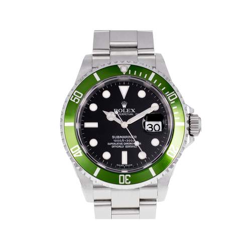 Montre d'occasion ROLEX Submariner Date 50ème anniversaire homme mouvement automatique certifié (cosc) bracelet acier
