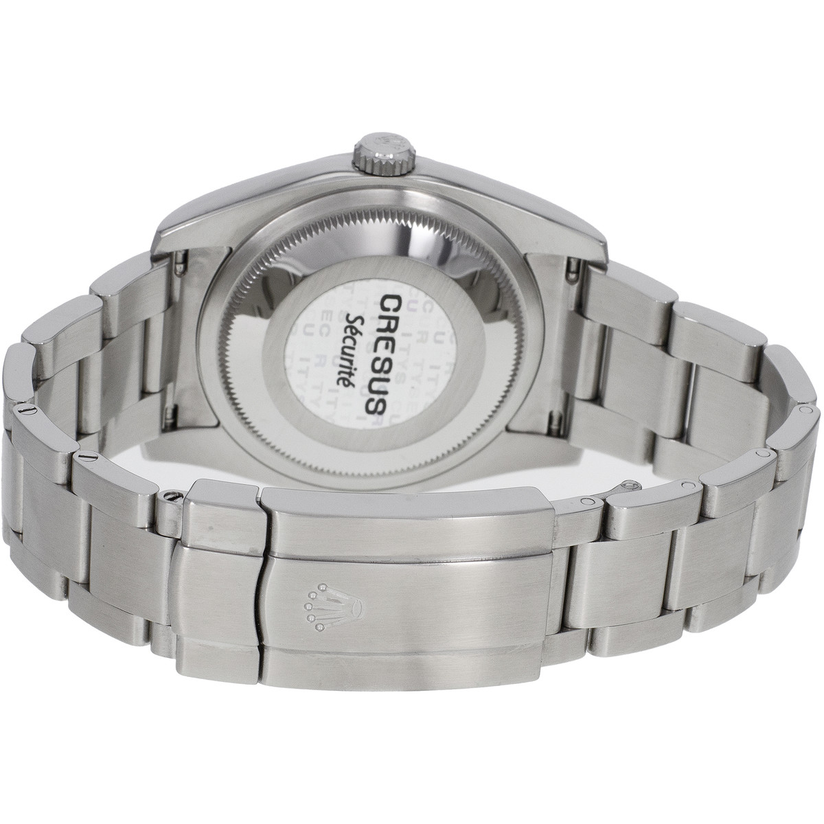 Montre d'occasion ROLEX Oyster Perpetual homme mouvement automatique certifié (cosc) bracelet acier - vue 3