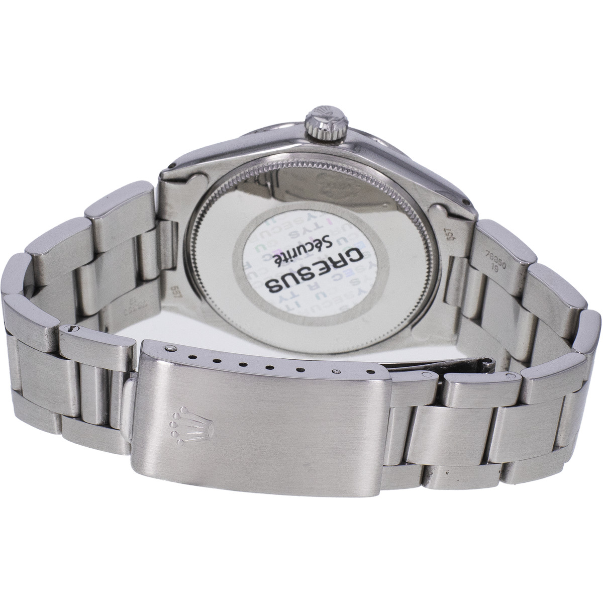 Montre d'occasion ROLEX Air King Precision Vintage mixte automatique bracelet acier - vue 3