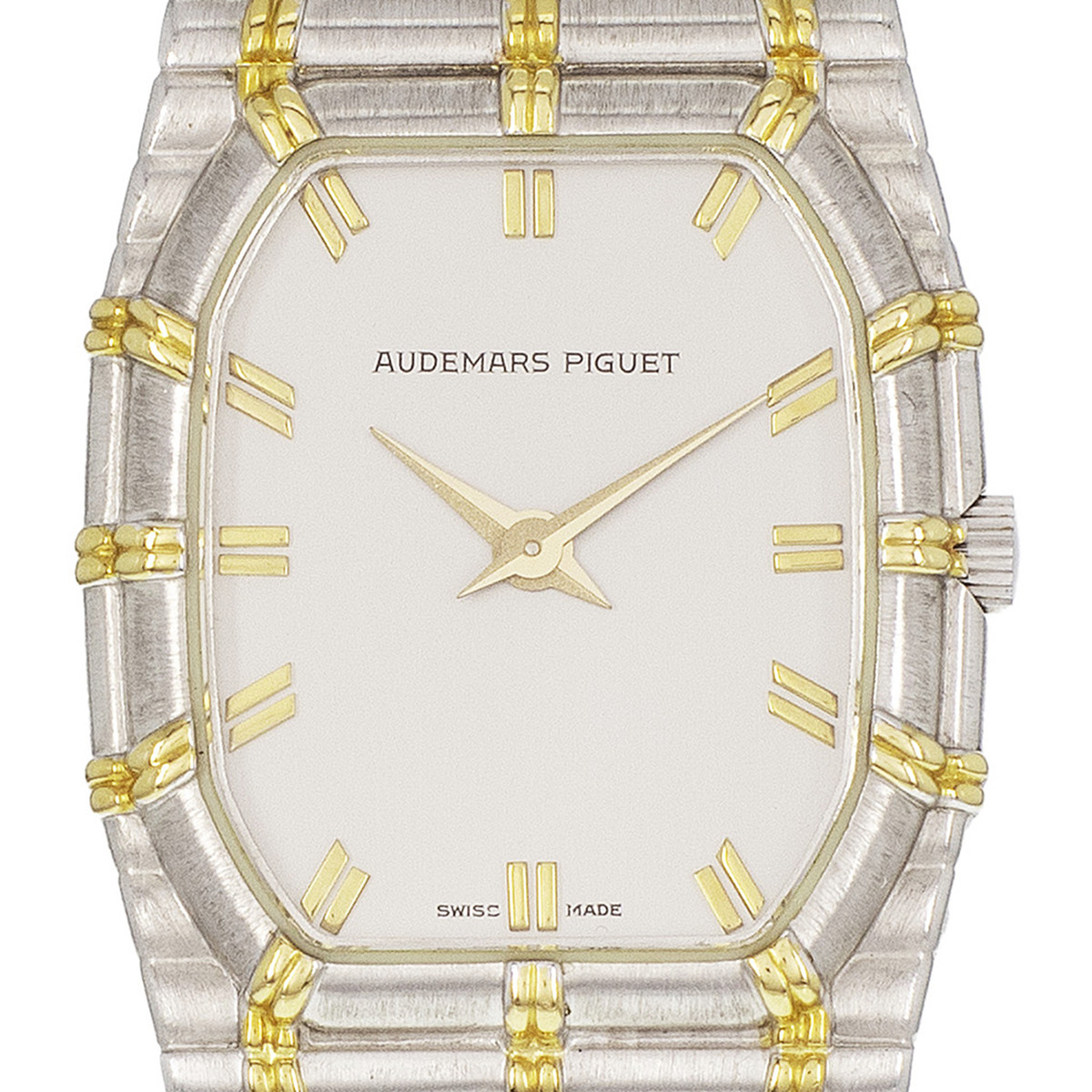 Montre d'occasion AUDEMARS PIGUET Bambou femme quartz bracelet or blanc 750/000 - vue D1