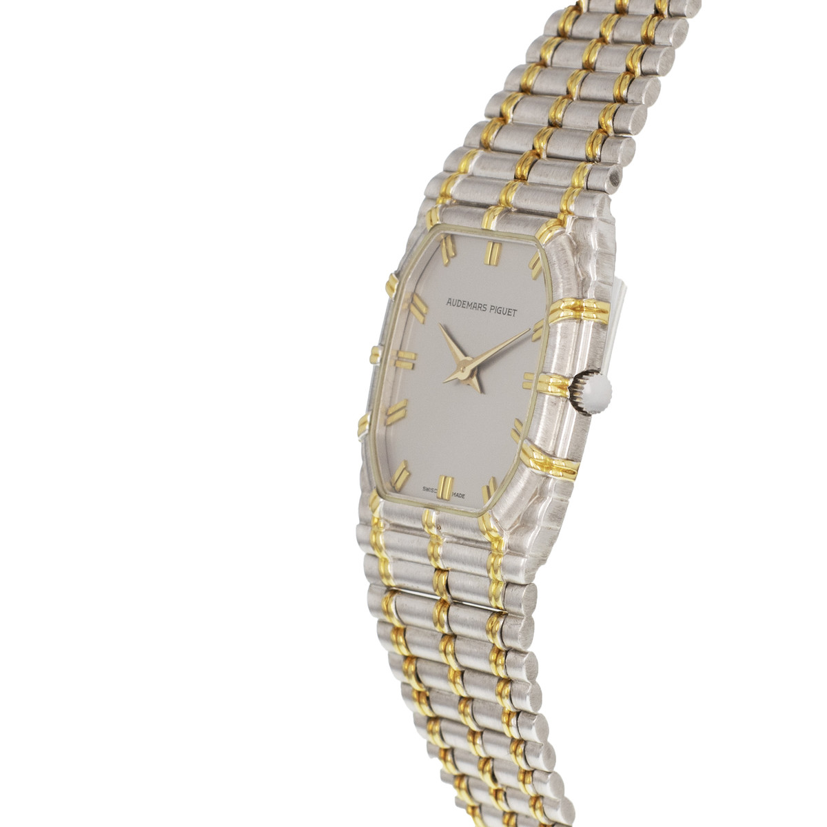 Montre d'occasion AUDEMARS PIGUET Bambou femme quartz bracelet or blanc 750/000 - vue D2