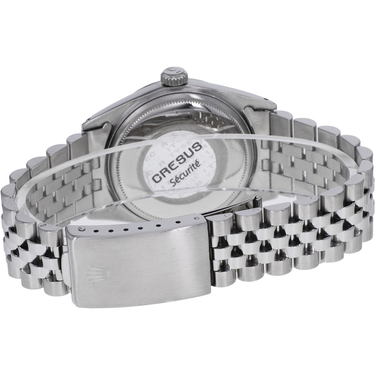 Montre d'occasion ROLEX DateJust homme mouvement automatique certifié (cosc) bracelet acier - vue 3