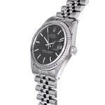 Montre d'occasion ROLEX DateJust homme mouvement automatique certifié (cosc) bracelet acier - vue D2