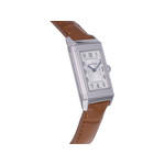 Montre d'occasion JAEGER LECOULTRE Reverso Classique Monoface mixte mécanique bracelet cuir cresus - vue 2