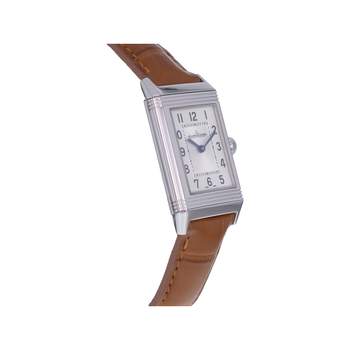 Montre d'occasion JAEGER LECOULTRE Reverso Classique Monoface mixte mécanique bracelet cuir cresus