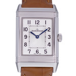 Montre d'occasion JAEGER LECOULTRE Reverso Classique Monoface mixte mécanique bracelet cuir cresus - vue D1